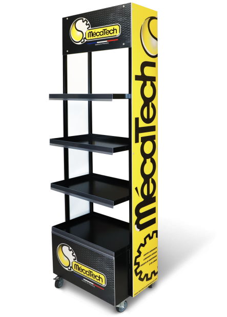 Metal Display 4 shelves